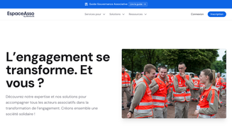 Screenshot of Espace Asso by Benevolt